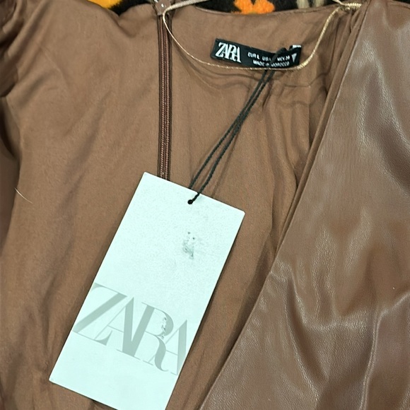 Brand new ZARA faux leather dress - Picture 7 of 11